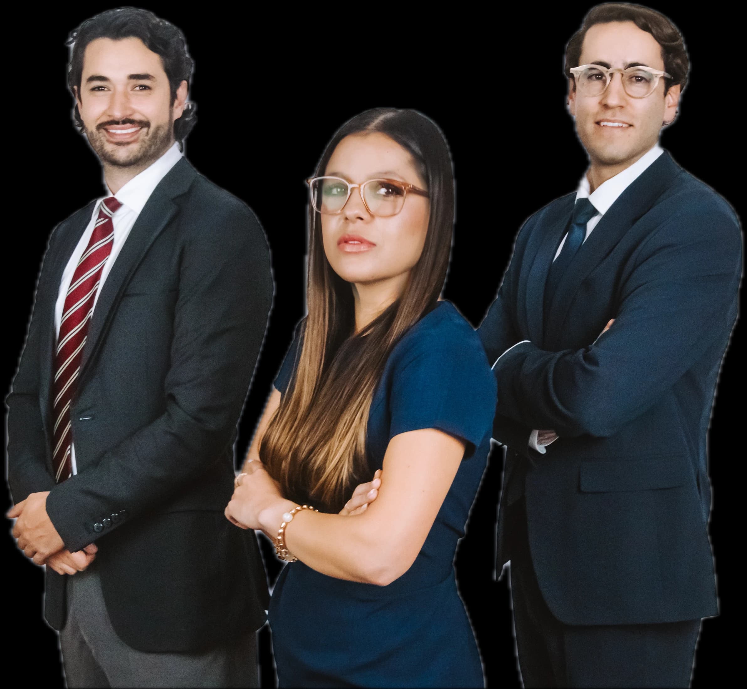 Juan Martín Cordero, Cristina Carrasco y David Espinosa